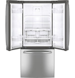GE 30" 20.8 Cu. Ft. Fingerprint Resistant Stainless French Door Refrigerator - GNE21DYRKFS
