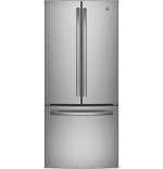 GE 30" 20.8 Cu. Ft. Fingerprint Resistant Stainless French Door Refrigerator - GNE21DYRKFS