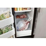 GE White 33" Side-by-Side Refrigerator with Ice & Water Dispenser (23 Cu. Ft.)- GSS23GGPWW