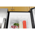 GE Black 33" Side-by-Side Refrigerator with Ice & Water Dispenser (23 Cu. Ft.)- GSS23GGPBB