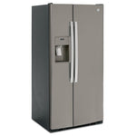 GE Slate 33" Side-by-Side Refrigerator with Ice & Water Dispenser (23 Cu. Ft.)- GSS23GMPES