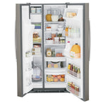 GE Slate 33" Side-by-Side Refrigerator with Ice & Water Dispenser (23 Cu. Ft.)- GSS23GMPES