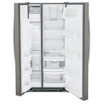 GE Slate 33" Side-by-Side Refrigerator with Ice & Water Dispenser (23 Cu. Ft.)- GSS23GMPES