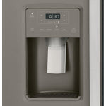 GE Slate 33" Side-by-Side Refrigerator with Ice & Water Dispenser (23 Cu. Ft.)- GSS23GMPES