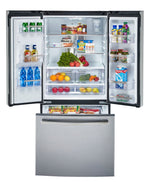 GE Profile Fingerprint Resistant Stainless 33" French Door Refrigerator (23.8 cu ft)- PFE24HYRKFS