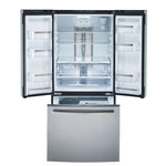 GE Profile Fingerprint Resistant Stainless 33" French Door Refrigerator (24.8 cu ft)- PNE25NYRKFS