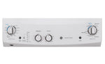 GE White Unitized Spacemaker® Washer (4.4 Cu.Ft.) and White Gas Dryer (5.9 Cu.Ft.) - GUD27GSSMWW