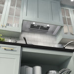 GE Stainless Steel 20" 390 CFM Custom Hood Insert - UVC7300SLSS