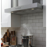 GE Stainless Steel 30" 350 CFM Designer Wall Mount Hood - UVW8301SLSS