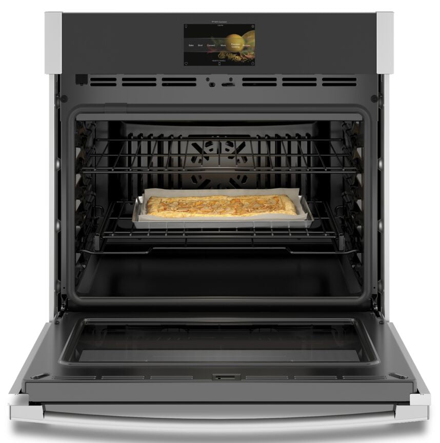 GE Profile Stainless Steel 30" Built-In Convection Single Wall Oven (5.0 cu ft) - PTS9000SNSS
