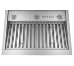 GE Stainless Steel 30” 610 CFM Smart Designer Range Hood - UVC9300SLSS