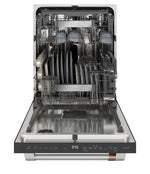 Café Matte Black 24" Built-in Dishwasher with Stainless Steel Interior and Hidden Controls- CDT845P3ND1