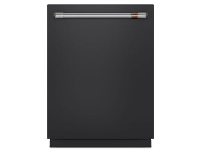 Café Matte Black 24" Built-in Dishwasher with Stainless Steel Interior and Hidden Controls- CDT845P3ND1