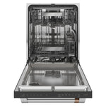 Café Matte Black 24" Built-in Dishwasher with Stainless Steel Interior and Hidden Controls- CDT845P3ND1