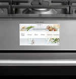 Café Platinum Glass 30" Slide-in Front-Control Dual-Fuel Range (7.0 Cu.Ft) - CC2S950M2NS5