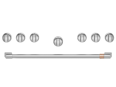 Café Brushed Stainless 36" Handle & Knob Set - CXPR6HKPTSS