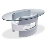 Sadie Coffee Table - Grey and White