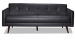 Giovanna Leather Sofa - Grey