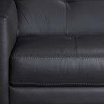 Giovanna Leather Sofa - Grey