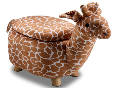 Giraffe Storage Ottoman - Brown