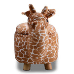 Giraffe Storage Ottoman - Brown