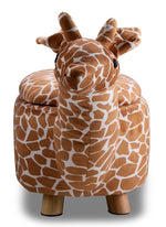 Giraffe Storage Ottoman - Brown