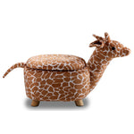 Giraffe Storage Ottoman - Brown