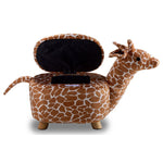 Giraffe Storage Ottoman - Brown