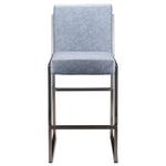 Glenda Counter Height Stool - Light Blue