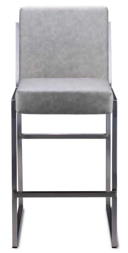 Glenda Counter Height Stool - Dove Grey