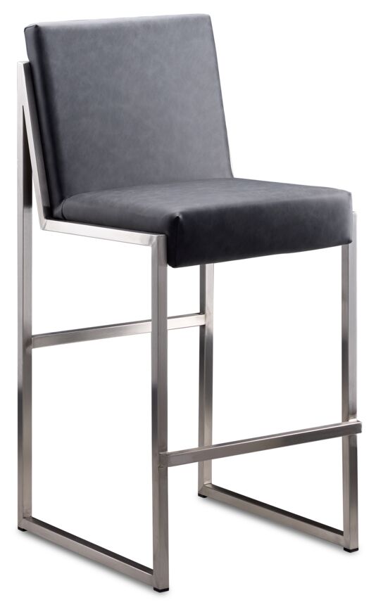 Glenda Counter Height Stool - Charcoal