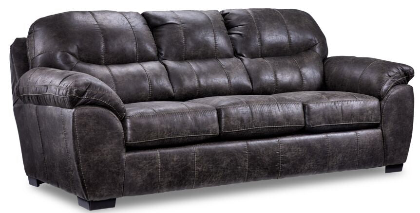 Grant Sofa, Loveseat and Chair Set - Steel