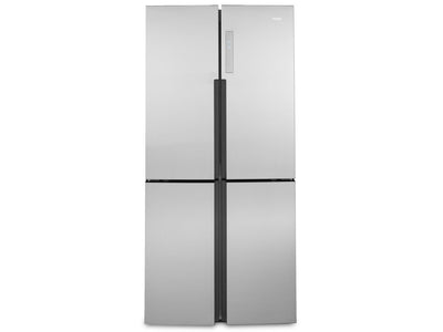 Haier Smudge-Proof Stainless Steel 33" Counter Depth 4-Door Refrigerator (16.4 Cu.Ft.) - QHE16HYPFS