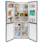 Haier Fingerprint Resistant Stainless Steel 33" Counter Depth 4-Door Refrigerator (16.4 Cu.Ft.) - QHE16HYPFS