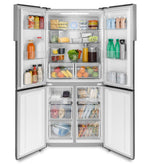 Haier 33 " 16.4 Cu. Ft. Fingerprint Resistant Stainless Steel Counter-Depth 4-Door French Door Refrigerator - QHE16HYPFS