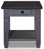 Harold End Table - Antique Grey