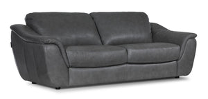 Harris Leather Sofa - Grey