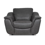 Harris Leather Chair - Grey