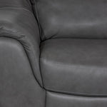 Harris Leather Sofa and Chair Set - Grey