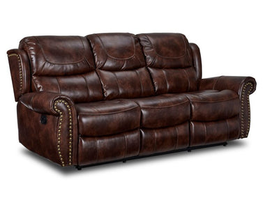 Harvey Reclining Sofa - Cherry