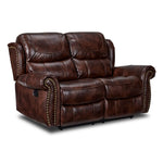 Harvey Reclining 3 Pc. Living Room Package - Cherry