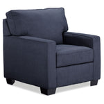 Hazel 3 Pc. Living Room Package - Navy