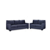 Hazel 2 Pc. Living Room Package w/ Loveseat - Navy