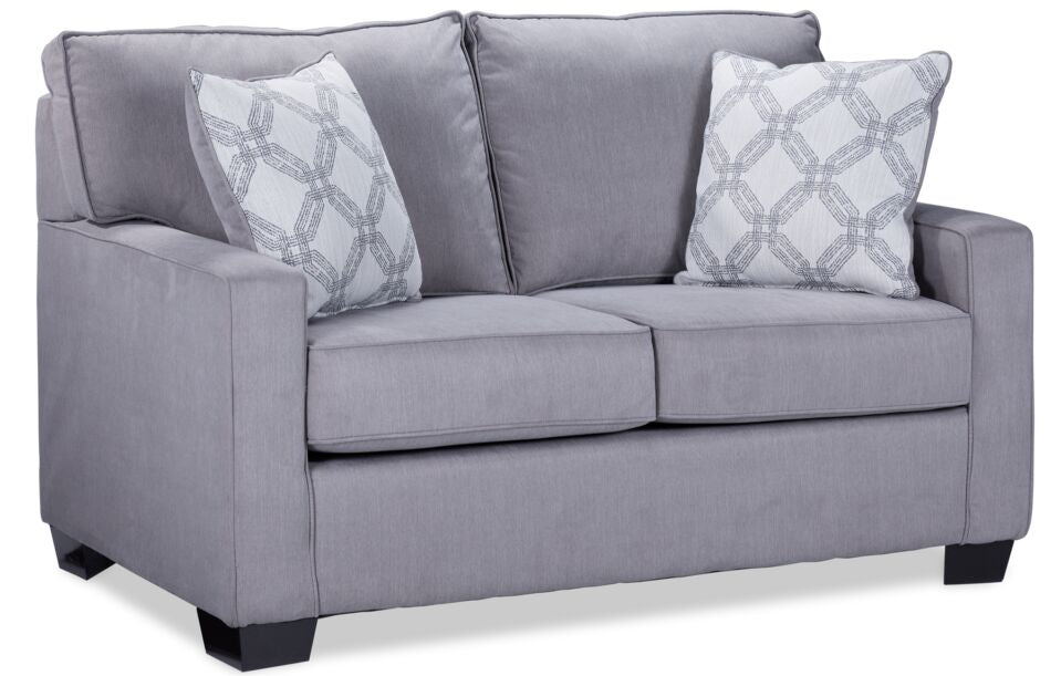 Hazel 2 Pc. Living Room Package w/ Loveseat - Slate