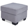 Hazel Ottoman - Slate