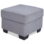 Hazel Ottoman - Slate