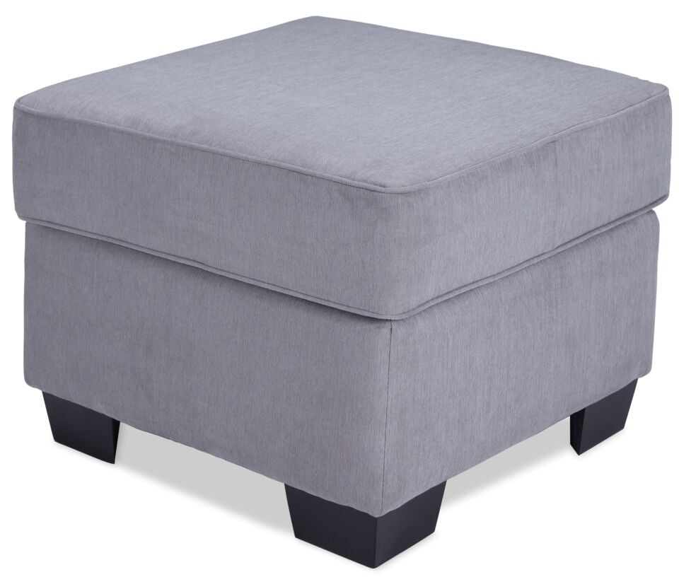 Hazel Ottoman - Slate