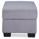 Hazel Ottoman - Slate