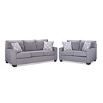 Hazel 2 Pc. Living Room Package w/ Loveseat - Slate