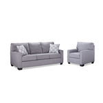 Hazel 2 Pc. Living Room Package w/ Chair - Slate